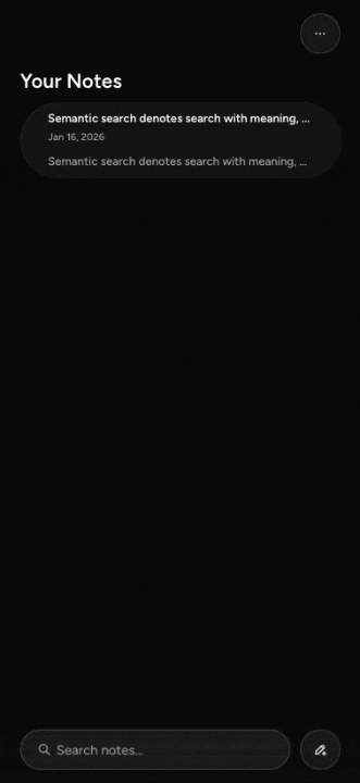 Transitions in Mnemos